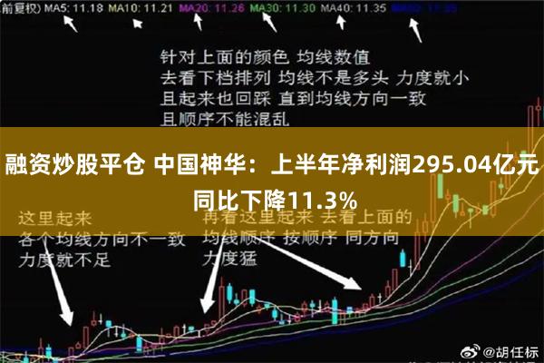 融资炒股平仓 中国神华：上半年净利润295.04亿元 同比下降11.3%