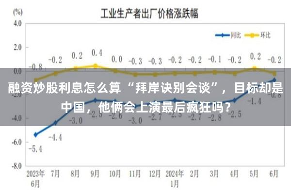 融资炒股利息怎么算 “拜岸诀别会谈”，目标却是中国，他俩会上演最后疯狂吗？