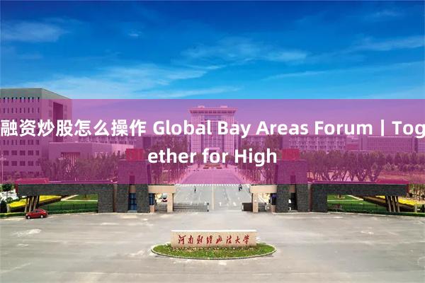 融资炒股怎么操作 Global Bay Areas Forum丨Together for High